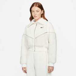 Women's - Nike Sportswear Icon Clash Sherpa Full-Zip Jacket - Tan/Tan