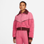 Nike Sportswear Icon Clash Sherpa Full-Zip Jacket - Women's Pink/Bronze Eclipse