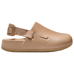 Men's - Nike Calm Mules - Tan/Tan