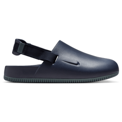 Men's - Nike Calm Mules - Obsidian/Obsidian/Slate