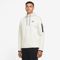Men's - Nike Tech Fleece Pullover Hoodie - Grey/Black