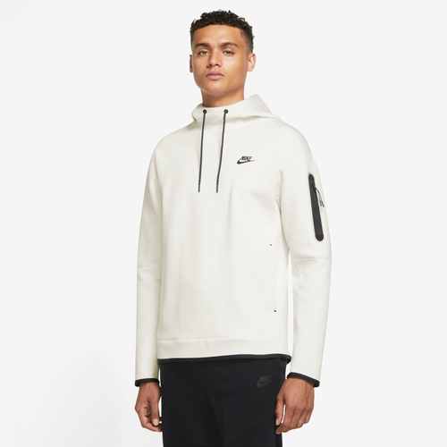 Nike Mens Tech Fleece Pullover Hoodie In Phantom/black | ModeSens