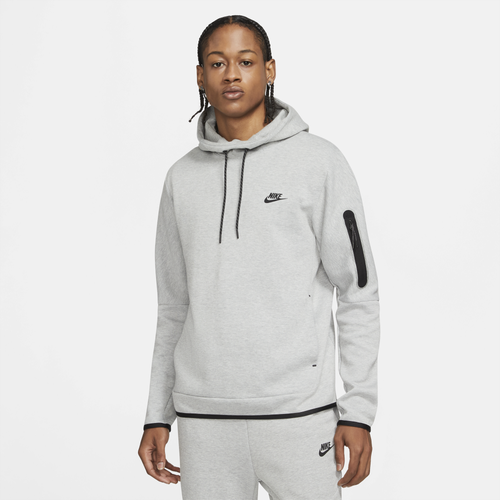 

Nike Mens Nike Tech Fleece Pullover Hoodie - Mens Gray/Black Size S