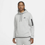 Nike Tech Fleece Pullover Hoodie - Men's Gray/Black