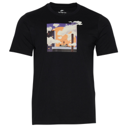 Men's - Nike Heat Wave T-Shirt - Black/Purple