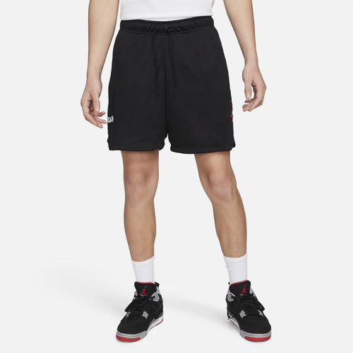 

Jordan Mens Jordan Retro 5 Mesh Graphic Shorts - Mens Black Size XL