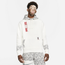 Nike Club Pullover Hoodie - Men's White/Grey/Red