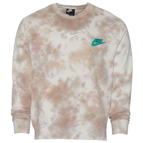 

Nike Mens Nike Club Festival Crew - Mens White/Wheat Size XXL