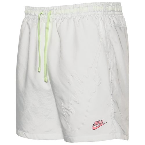 

Nike Mens Nike Festival Flow Shorts - Mens White/Volt Size XXL