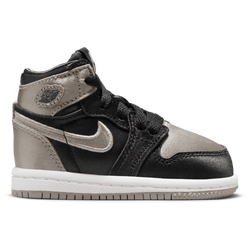 Girls' Toddler - Jordan Retro 1 High OG T - Grey/Black/White