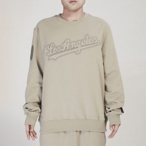 

Pro Standard Mens Pro Standard Dodgers Tonal Fleece Crewneck - Mens Taupe Size M
