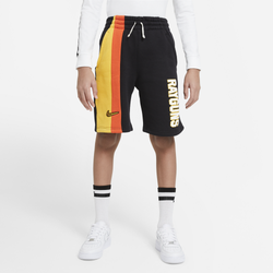 Boys' Grade School - Nike NSW Club Raygun Shorts - Black/Gold