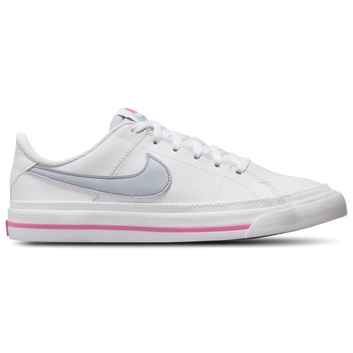 Shop Nike Boys  Court Legacy In White/pinksicle/lt Armory Blue