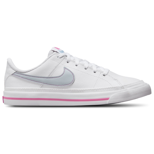 

Nike Boys Nike Court Legacy - Boys' Grade School Tennis Shoes White/Pinksicle/Lt Armory Blue Size 4.0