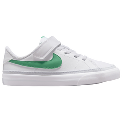 Boys' Preschool - Nike Court Legacy - White/Stadium Green/Football Grey