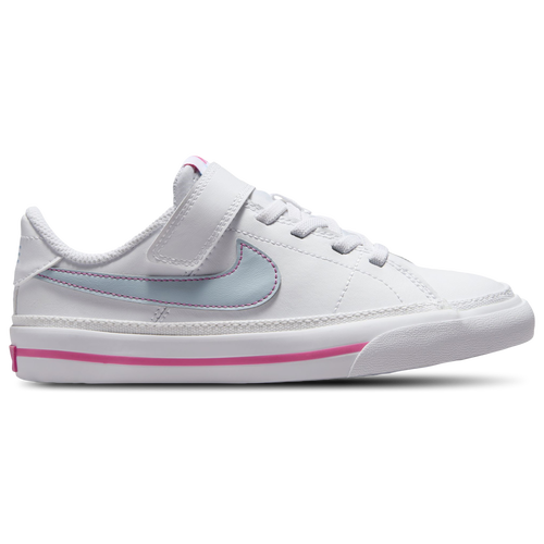 Nike Kids' Boys  Court Legacy In White/pinksicle/lt Armoury Blue