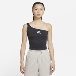 Women's - Nike NSW Air Asym Tank - Dark Smoke Grey/Black/White