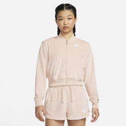 Women's - Nike Sportswear Air Velour Jacket - Pink Oxford/White