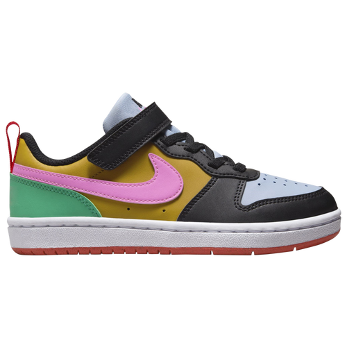 

Boys Preschool Nike Nike Court Borough Low Recraft - Boys' Preschool Shoe Black/Playful Pink/Bronzine Size 03.0
