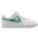 Nike Court Borough Low Recraft - Boys' Preschool White/Football Grey/Stadium Green