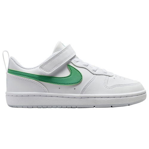 

Boys Preschool Nike Nike Court Borough Low Recraft - Boys' Preschool Shoe White/Football Grey/Stadium Green Size 03.0