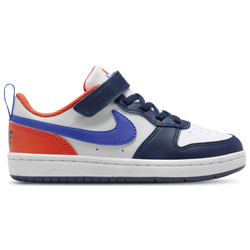 Boys' Preschool - Nike Court Borough Low Recraft - Midnight Navy/Hyper Royal/Team Orange