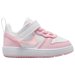 Girls' Toddler - Nike Court Borough Low Recraft - Pink Foam/White