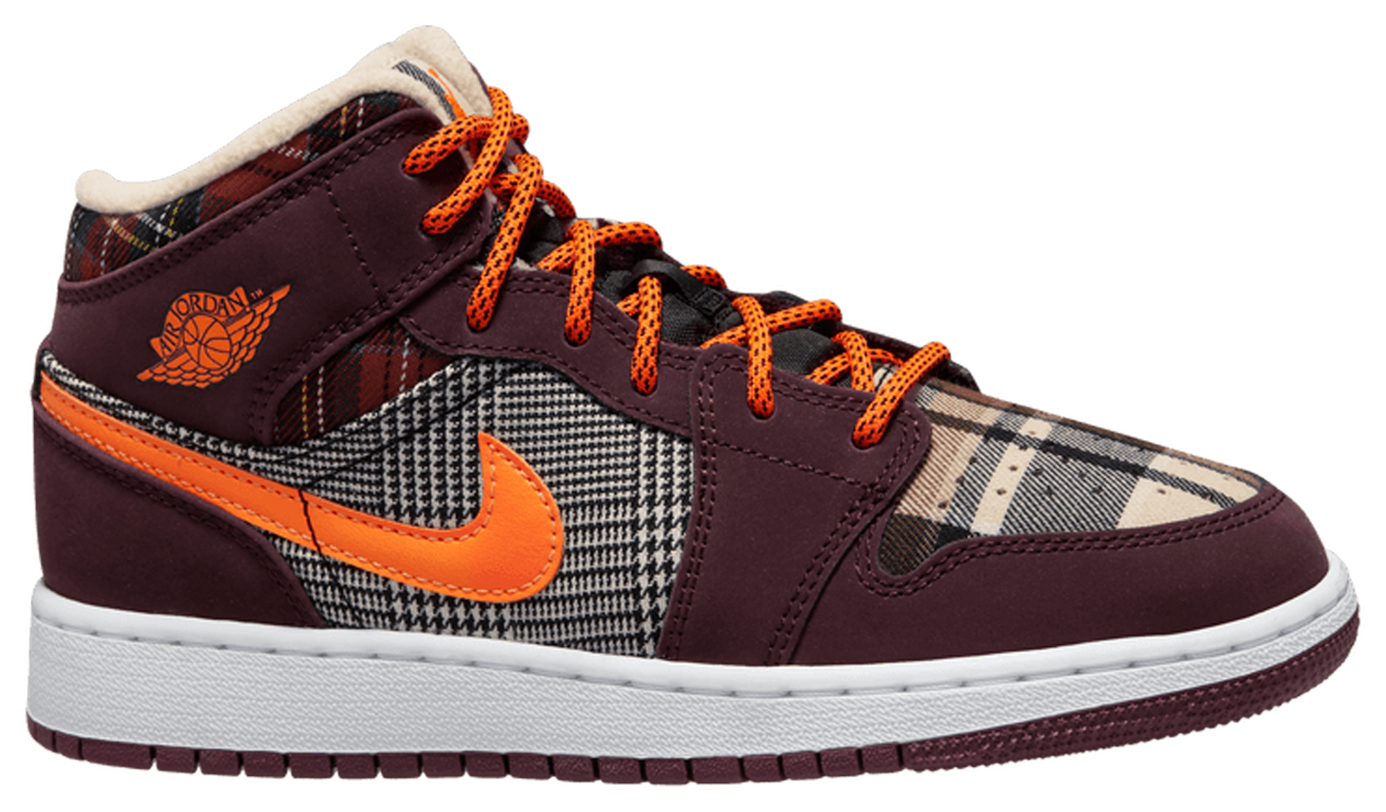 Jordan AJ 1 Mid SE Girls Grade School Plaza Del Caribe