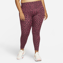 Women's - Nike One Dri-Fit Tights - Brown/Brown