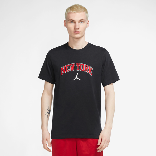 

Jordan Mens Jordan NY City Arch Crew - Mens Black/Red Size XL