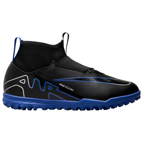 

Nike Boys Nike Zoom Superfly 9 Academy TF - Boys' Grade School Soccer Shoes Black/Chrome/Hyper Royal Size 6.0