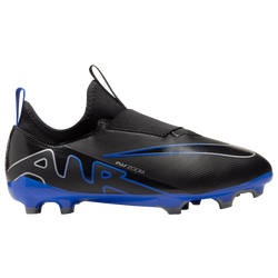 Boys' Grade School - Nike Zoom Vapor 15 Academy FG/MG - Chrome/Black/Hyper Royal