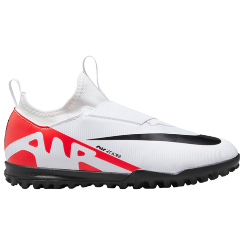 

Nike Boys Nike Zoom Vapor 15 Academy TF - Boys' Grade School Soccer Shoes Bright Crimson/White/Black Size 5.0