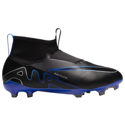 Boys' Grade School - Nike Zoom Superfly 9 Academy FG/MG - Chrome/Hyper Royal/Black