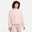 Nike Tech Fleece Essential Long Sleeve Top - Women's Pink Oxford/White