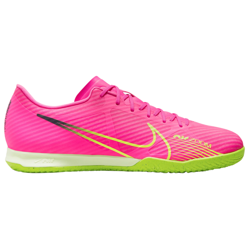 

Nike Mens Nike Zoom Vapor 14 Academy IC Soccer Cleats - Mens Shoes Pink Blast/Volt/Gridiron Size 10.0
