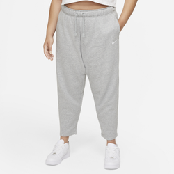 Women's - Nike NSW Essential Fleece Pants  - Gray/White