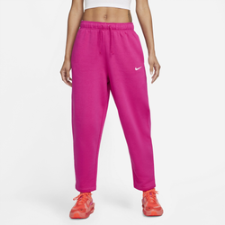 Women's - Nike NSW Essential Fleece Pants  - Pink/White