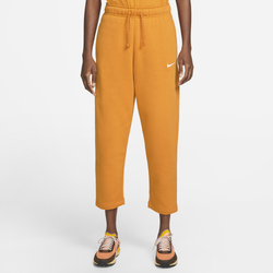 Women's - Nike NSW Essential Fleece Pants  - Beige/White