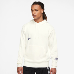 Men's - Nike Giannis Pullover Hoodie - Sail/Blackened Blue