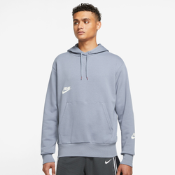 Men's - Nike Giannis Pullover Hoodie - Ahen Slate/Sail