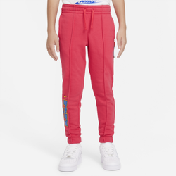 Boys' Grade School - Nike LBJ Pants - Fusion Red