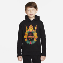 Boys' Grade School - Nike LBJ Pullover Hoodie - Black/Black