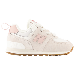 Girls' Toddler - New Balance 574 - Beige/Pink