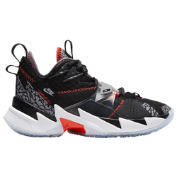 Girls' Grade School - Jordan Why Not Zer0.3 - Black/Bright Crimson/Cement Grey
