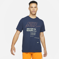 Men's - Nike NYC City T-Shirt - Navy/Navy
