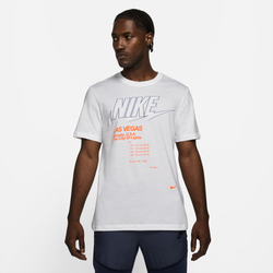Men's - Nike Vegas City T-Shirt - White/Orange/Gray
