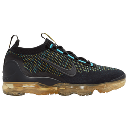 Men's - Nike Air VaporMax Flyknit 2021 - Black/Yellow/Blue