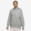 Nike Phoenix Fleece OS Pullover Hoodie - Nike White/Dark Grey Heather