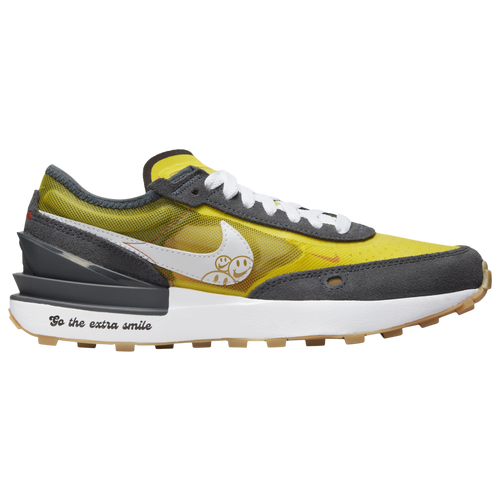 

Boys Nike Nike Waffle One - Boys' Grade School Shoe Yellow/White/Gray Size 05.5